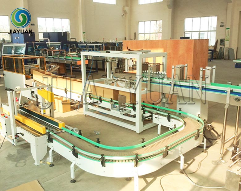 Automatic Horizontal Liner Wrapping Carton Packing Wrapper Machine Auto Case Packer