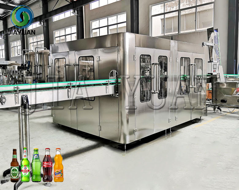 Glass Bottle Filling Machines For Beer and Soft Drinks in Glass Bottles