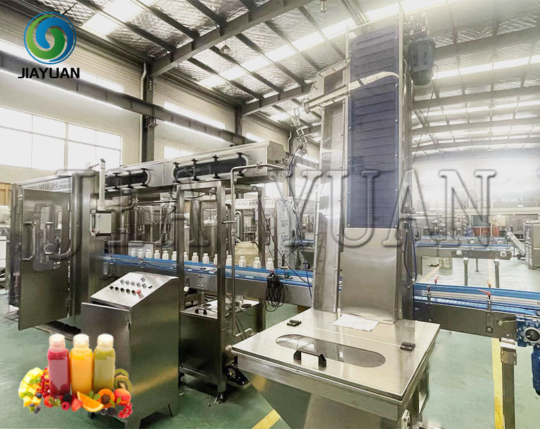 6000BPH PET Bottle Pasteurized UHT Drinks Filling Machines Fruit Juice Making Machine Line