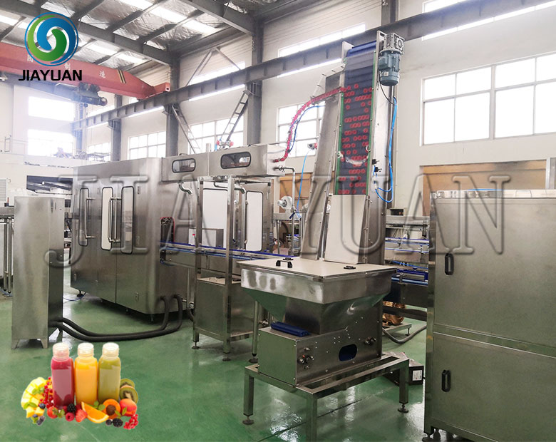 8000BPH Fruit Juice Making Machine Juice 3 in 1 Tribloc Machine Bottle Plant Prices