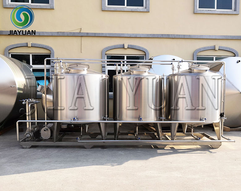 CIP Cleaning System In Place For Carbonated Drink Fruit Juice Milk Machine Processing Line